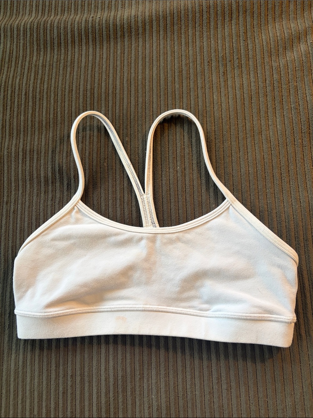 White Lululemon Sports Bra